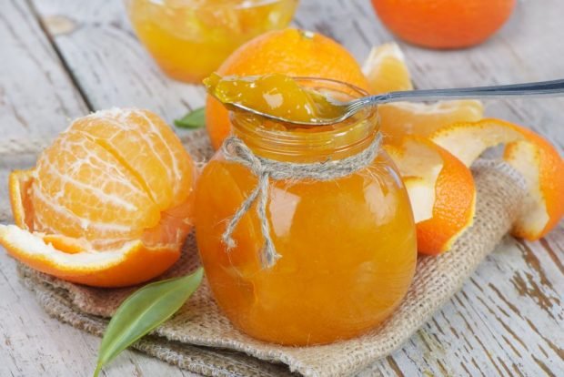 Orange jam with pectin 