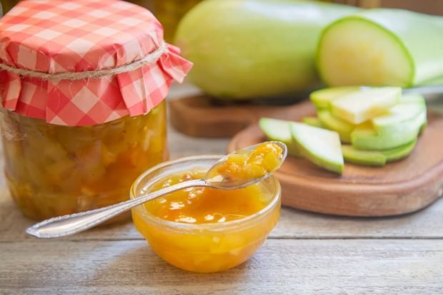 Zucchini jam with orange is a simple and delicious recipe, how to cook step by step