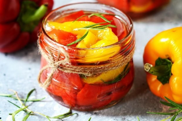 Pickled sweet pepper for winter 