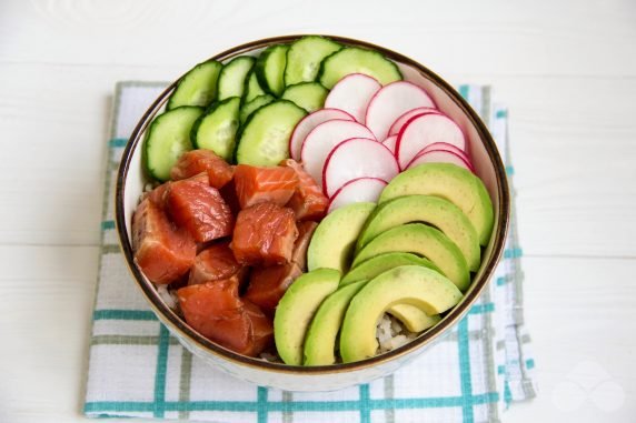 Classic poke recipe: photo of recipe preparation, step 6