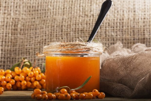 Thick jelly-five minutes of sea buckthorn – a simple and delicious recipe, how to cook step by step