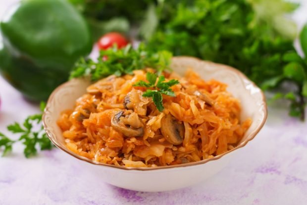 Mushroom pickle with cabbage for the winter without sterilization – a simple and delicious recipe how to cook step by step