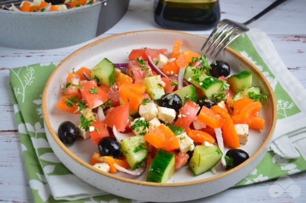 Greek salad at home