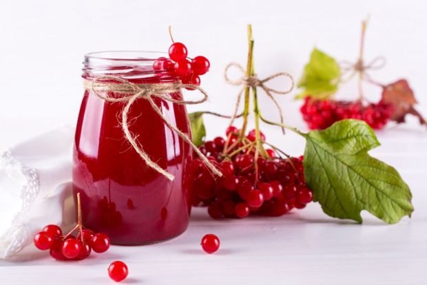 Viburnum jelly is a simple and delicious recipe, how to cook step by step