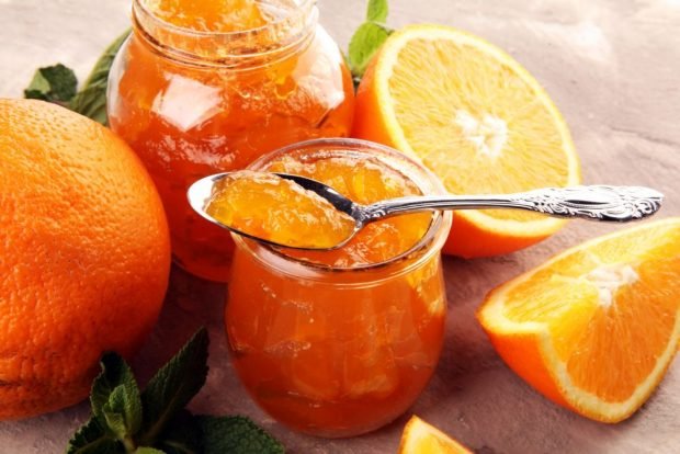 Orange jam without peel 