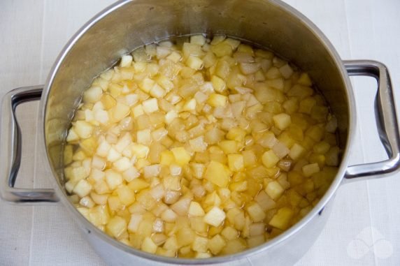 Jam from pears and apples: photo of recipe preparation, step 5