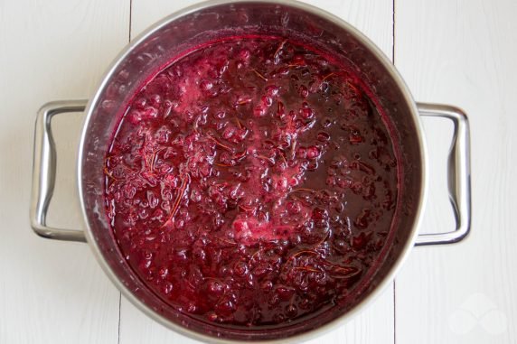 Red currant jelly : photo of recipe preparation, step 3