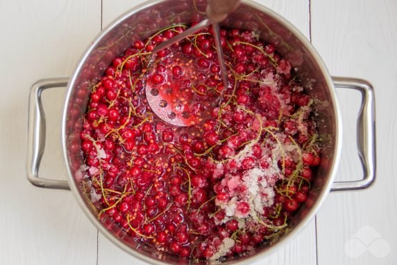 Red currant jelly : photo of recipe preparation, step 2