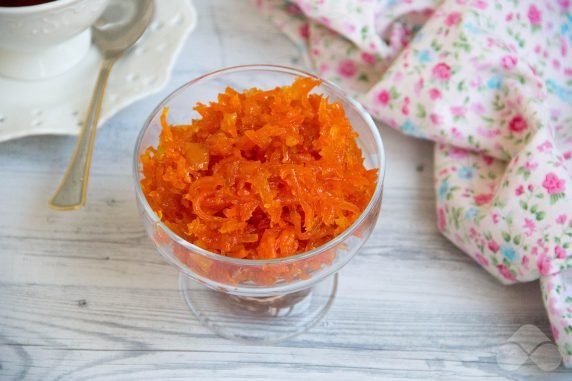 Carrot jam for winter: photo of recipe preparation, step 6