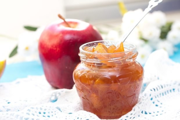 Amber apple jam 