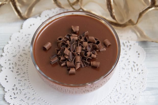 Chocolate panna cotta 