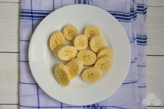 Mochi with banana: photo of recipe preparation, step 3